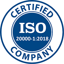 ISO/IEC 20000-1:2018 certified